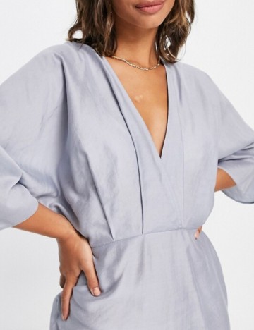 Rochie maxi ASOS, gri