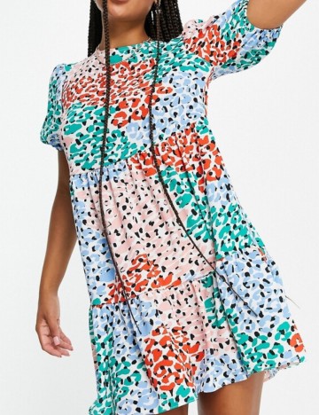 Rochie mini ASOS, mix culori