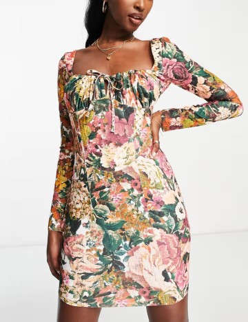 Rochie mini ASOS, mix culori