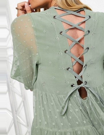 Rochie mini ASOS, kaki