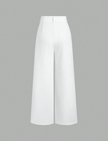 Pantaloni Shein, alb