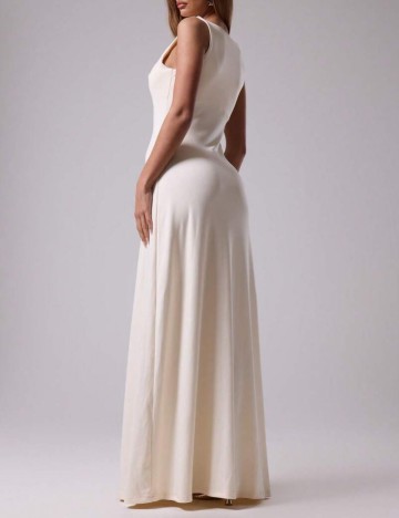 Rochie maxi Shein MUSERA, crem
