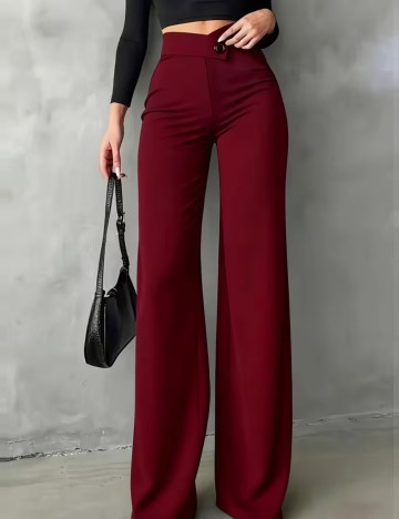 Pantaloni Shein, vișiniu