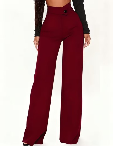 Pantaloni Shein, vișiniu