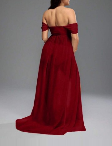 Rochie maxi Shein, vișiniu