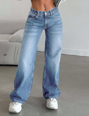 Jeans Shein, albastru