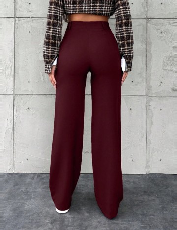 Pantaloni Shein, vișiniu