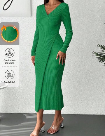 Rochie midi Shein, verde