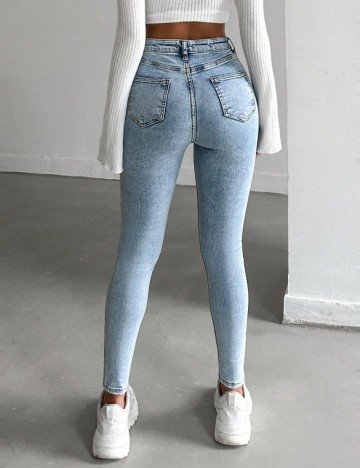 Jeans Shein, albastru