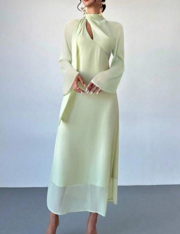 Rochie midi Shein, verde