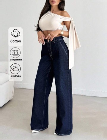 Jeans Shein, albastru