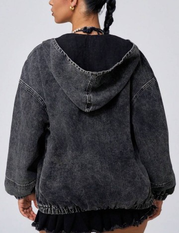 Jachetă De Blugi Shein, gri