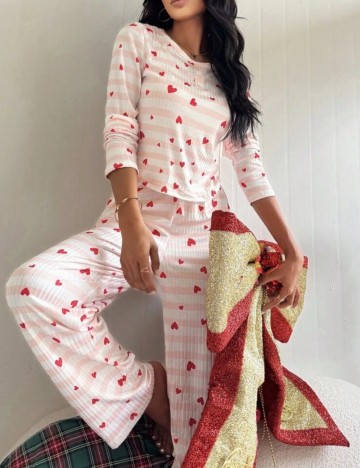 Compleu pijamale Shein, mix culori