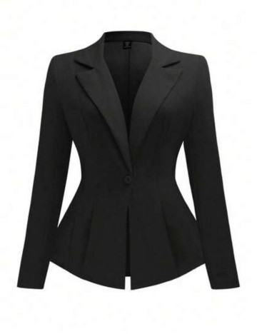 Sacou Shein Curve+, negru