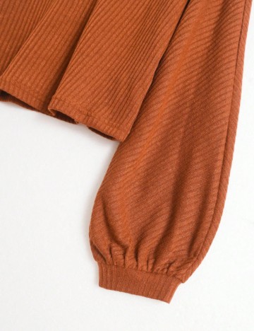 Bluză Shein, cărămiziu