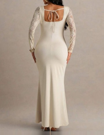 Rochie midi Shein, crem