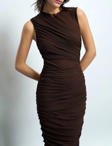 Rochie midi Shein, maro