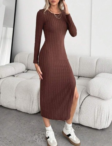 Rochie midi Shein, maro