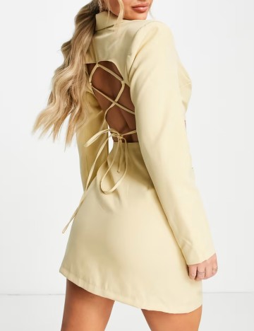Rochie Tip Sacou Missguided, galben