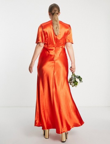 Rochie maxi Little Mistress, portocaliu