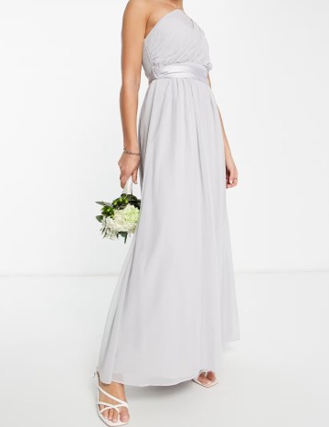 Rochie maxi Little Mistress, gri