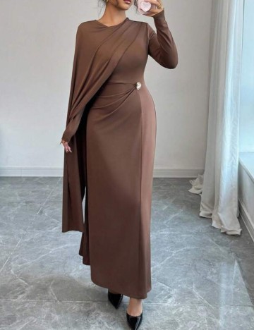 Rochie midi Shein, maro