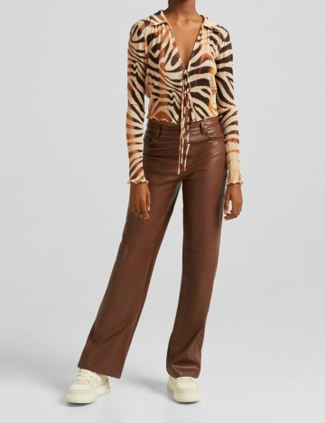 Top Bershka, mix culori