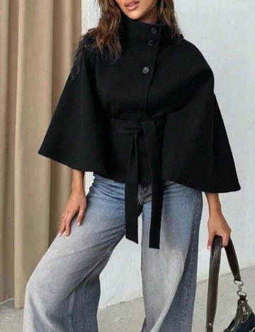 Palton scurt Shein, negru