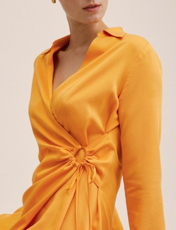 Rochie midi Mango, portocaliu