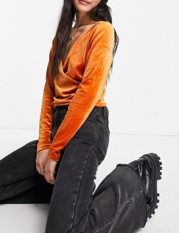 Bluză Monki, portocaliu