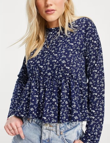 Bluză Wednesday S Girl, albastru