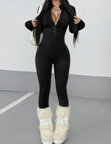 Salopetă lungă Shein, negru