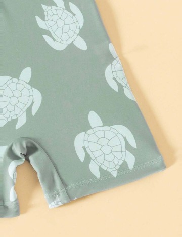 Salopetă de baie Shein, verde