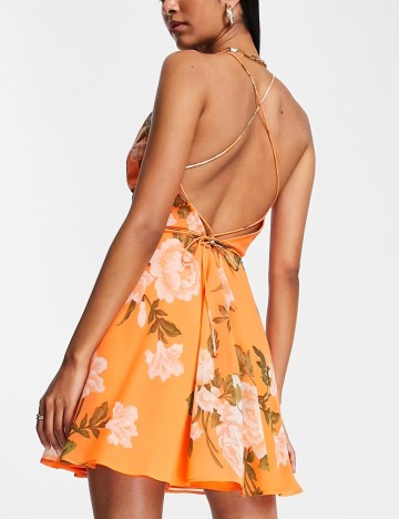 Rochie mini ASOS, portocaliu