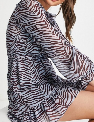 Rochie mini Miss Selfridge, mix culori