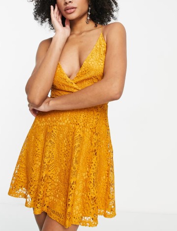 Rochie mini ASOS, galben