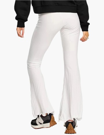 Pantaloni Topshop, alb