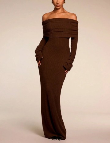 Rochie maxi Shein, maro