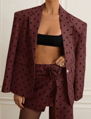 Compleu Shein, vișiniu