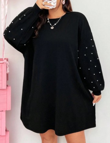 Rochie mini Shein Curve+, negru