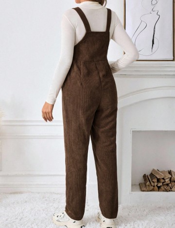 Salopetă lungă Shein, maro