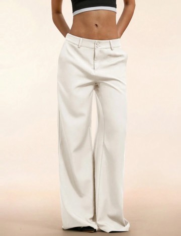 Pantaloni Shein Forever 21, crem