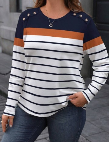 Bluză Shein Curve+, mix culori