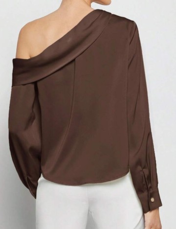 Cămașă Shein, maro