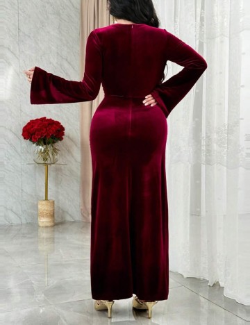 Rochie maxi Shein, vișiniu