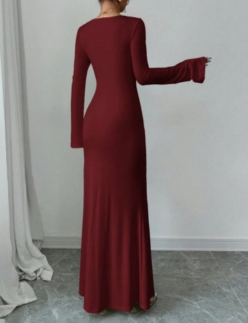 Rochie maxi Shein, vișiniu