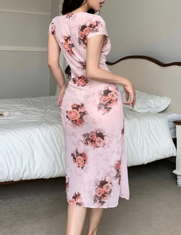 Rochie De Noapte Shein, roz