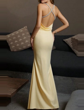 Rochie maxi Shein, galben