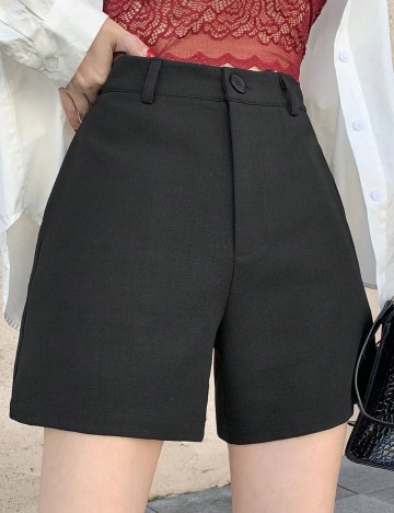 Pantaloni scurți Shein DAZY, negru