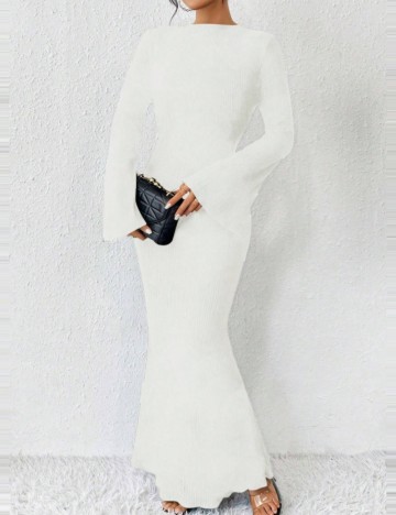 Rochie maxi Shein, alb